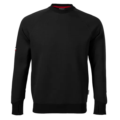 MALFINI Pánska mikina cez hlavu Vertex - Čierna | 4XL