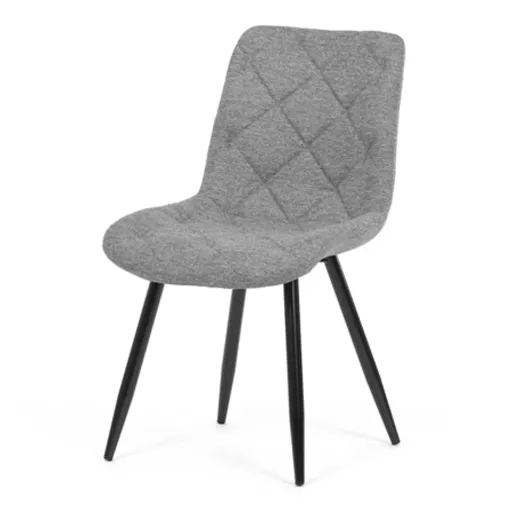 Jedálenská stolička Autronic 52x87 cm sivá látka CT-382 SIL2