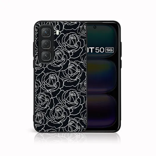 MY ART Ochranný kryt pre Infinix Hot 50 ROSES (172)