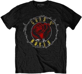 Guns N' Roses Tričko Rose Circle Paradise City Unisex Black M