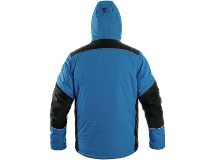 Bunda CXS BALTIMORE, pánska, stredne modrá - čierna, veľ. S