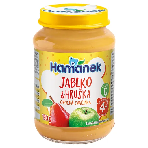 HAMÁNEK Hruška s jablkami 190 g