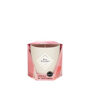 My Jolie Candle Vonná sviečka 36h s náramkom Black Les Essentielles Čerešňový kvet 320328