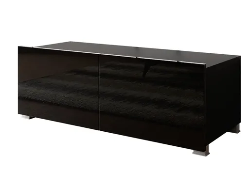 ArtGiB TV stolík 100 CALABRINI C-11 | čierna/čierny lesk
