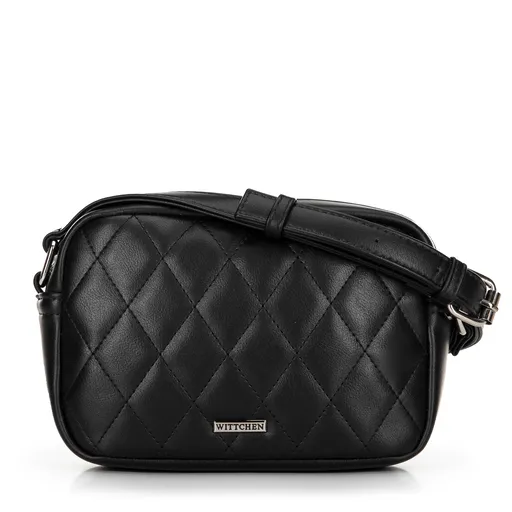 Dámska crossbody z imitácie kože čierna 100-4Y-230-1