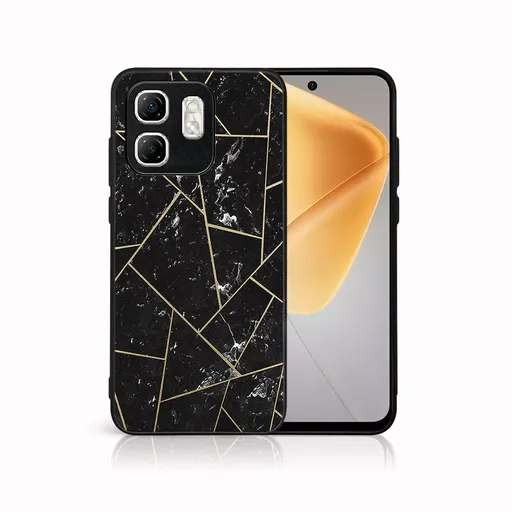 MY ART Ochranný kryt pre Infinix Hot 50i POLYGONAL (150)