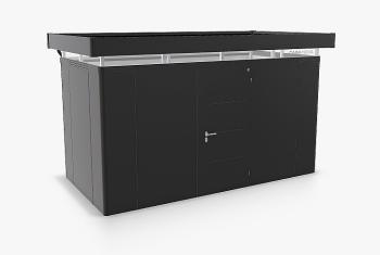 Biohort Záhradný domček BIOHORT Casanova 430 × 230 cm (tmavo šedá metalíza) Orientácia dverí vpravo
