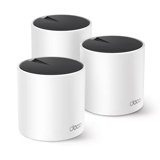TP-Link Deco X55(3-pack) - AX3000 Wi-Fi 6 Mesh systém na pokrytie celej domácnosti - HomeShield - (3-pack)