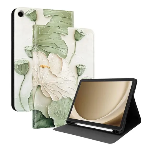 ART Zaklápacie puzdro pre Samsung Galaxy Tab A9+ / Galaxy Tab A11+ LOTUS