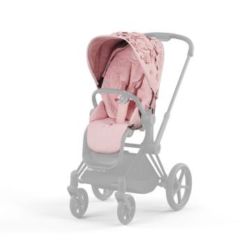 Cybex Seat Pack Priam Simply Flowers Pink,CYBEX Priam Seat Pack Simply flowers light pink Platinum