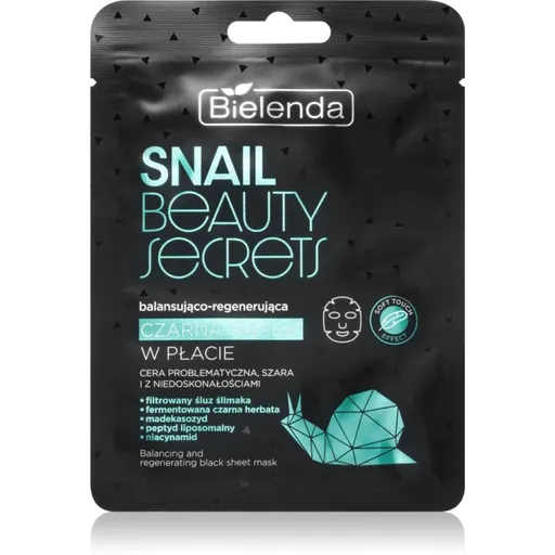 Bielenda Snail Beauty Secrets regeneračná maska pre problematickú pleť, akné 1 ks