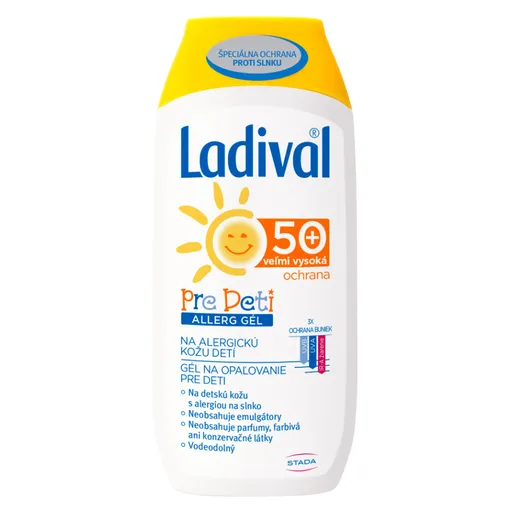 Ladival PRE DETI ALLERG SPF 50+ gél na opaľovanie 200ml