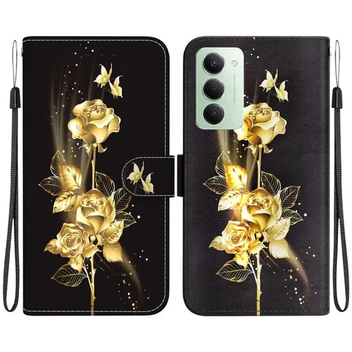 ART Peňaženkový kryt pre Xiaomi Redmi 15 / Redmi 15 5G GOLD ROSE