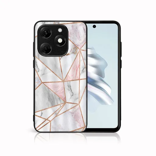 MY ART Ochranný kryt pre Tecno Spark 20C / Tecno Spark Go 2024 PINK MARBLE (143)