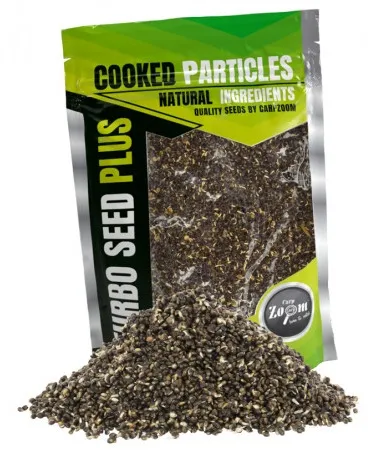 Carp zoom partikel turbo seed plus 1 kg - konopí