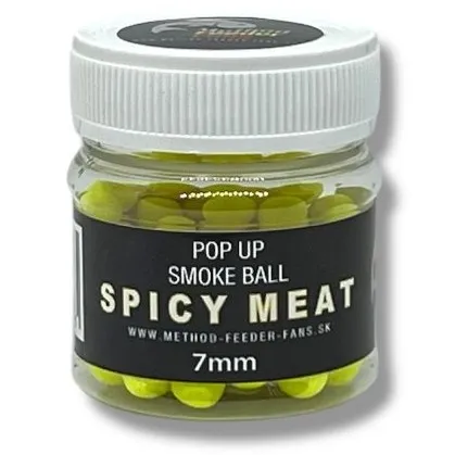 Method feeder fans plávajúce boilies pop up smoke ball 7 mm 50 ml - n-butyric acid