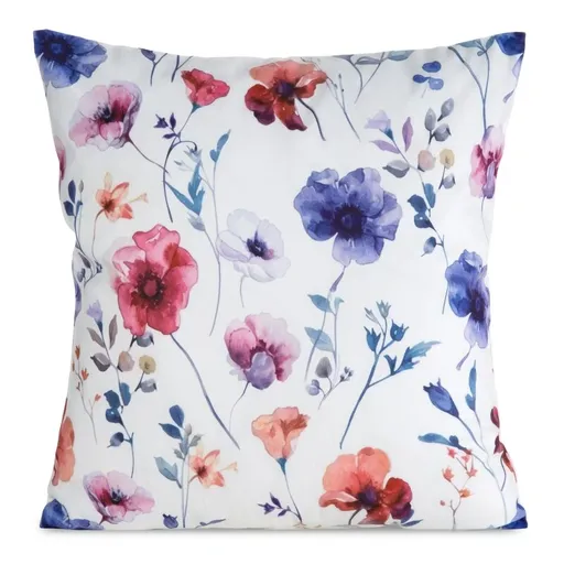 ArtFir Obliečka na vankúš MINK 38 | biela/fialová 45 x 45 cm