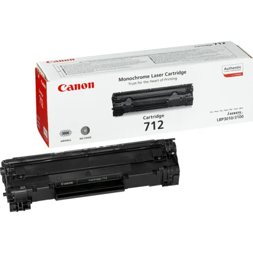 CANON 712 BK - originálny toner, čierny, 1500 strán