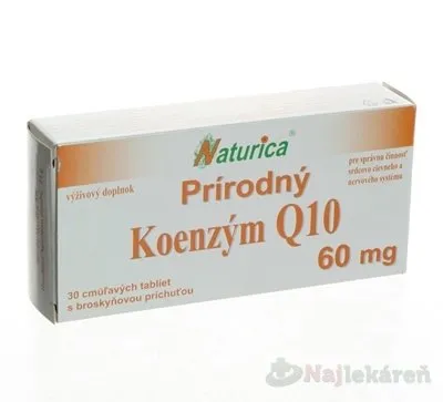 Naturica N Koenzym Q10 prirodniny 60 mg 30 tabliet
