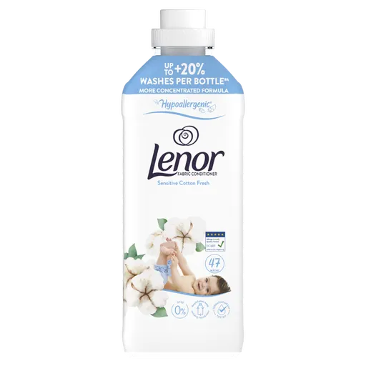LENOR Sensitive Fresh Aviváž 94 praní 2 x 987 ml
