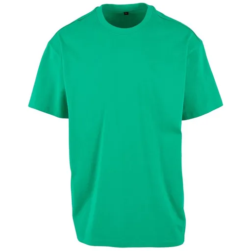 Build Your Brand Pánske tričko Heavy Oversize Tee - Trávovo zelená | XL