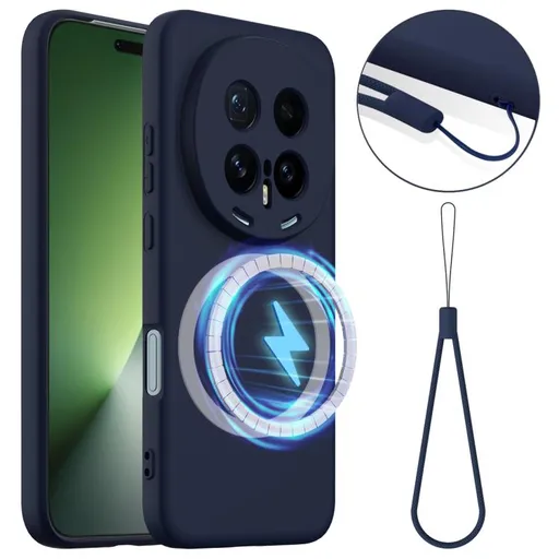 RUBBER MAGSAFE Silikónový kryt pre Honor Magic8 Pro NAVY BLUE