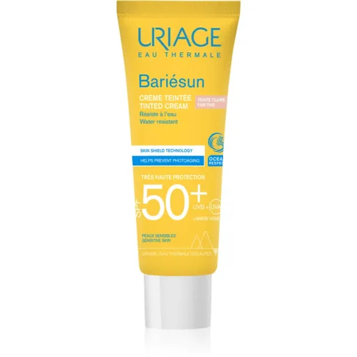 Uriage Bariésun Tinted Cream SPF 50+ ochranný tónovací krém na tvár SPF 50+ odtieň Fair tint 50 ml