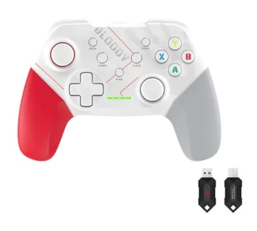 A4tech Bloody GPW50, gamepad, Dual mode 2, 4G+USB, biela