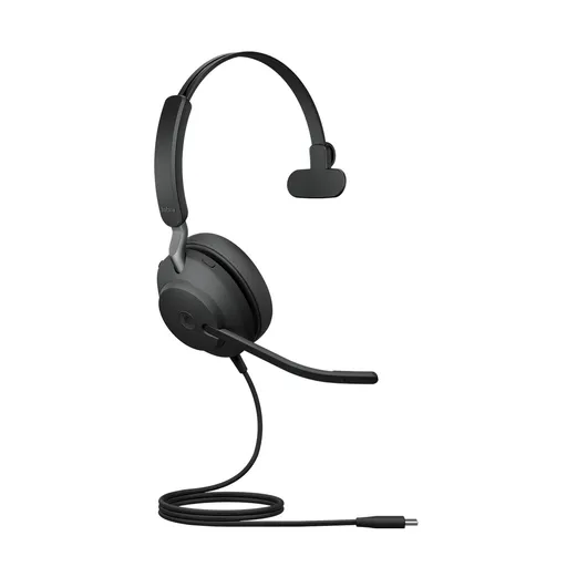 Jabra Evolve2 40 SE/Mono/USB-C/Drôt/MS/Čierna