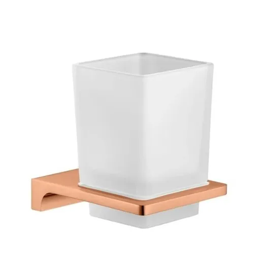 RAV SLEZÁK Nil držiak kefiek ružová zlatá kartáčovaná NLA0201ZRK