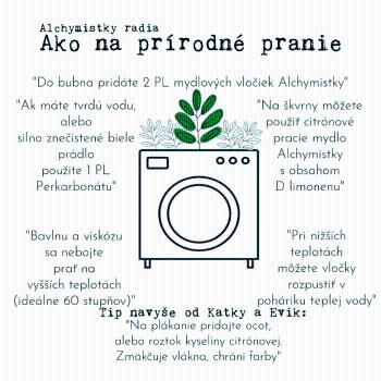 100% kokosové mydlo na pranie – strúhané – citrón Alchymistky 250 g
