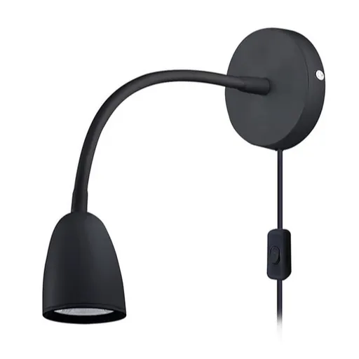 LED nástenné svetlo Solight čierna WO54-B