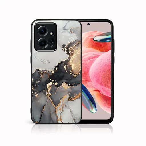 MY ART Ochranný obal Xiaomi Redmi Note 12 GREY MARBLE (140)
