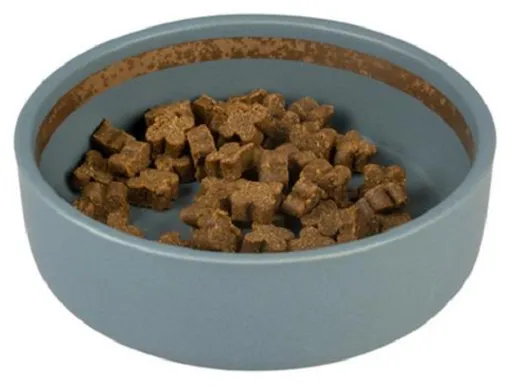 DUVO+ miska glazovaná keramická, kamenná modrá 350ml - 12,7x12,7x4,5cm