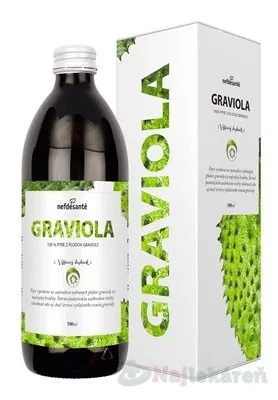 Nefdesanté GRAVIOLA šťava s vitamínom C  500 ml