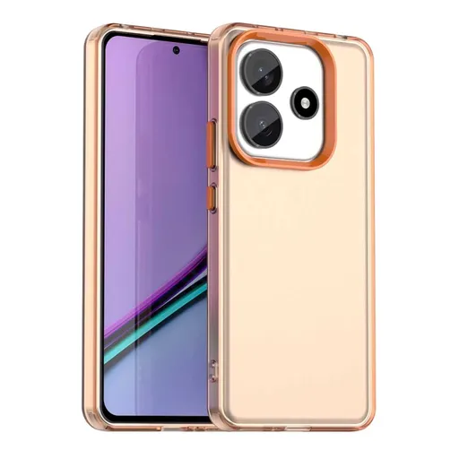 CANDY Ochranný kryt pre Xiaomi Redmi Note 14 5G oranžový