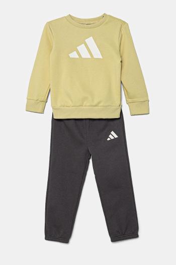 Detská tepláková súprava adidas žltá farba, JE1394
