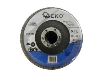 Sheet metal disc 115mm P36 GEKO G00310
