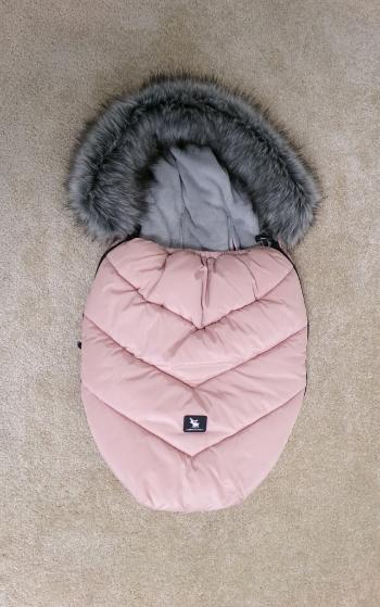 COTTONMOOSE Fusak do kočíka Moose MINI Yukon Pink