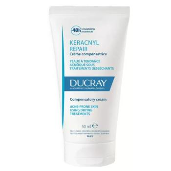 Ducray Hydratačný krém pre pleť oslabenú dermatologickou liečbou Keracnyl Repair (Compensatory Cream) 50 ml