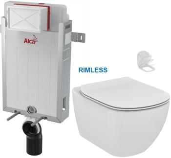 Alcadrain WC Ideal Standard Tesi + sedátko RIMLESS AM115/1000 X TE2