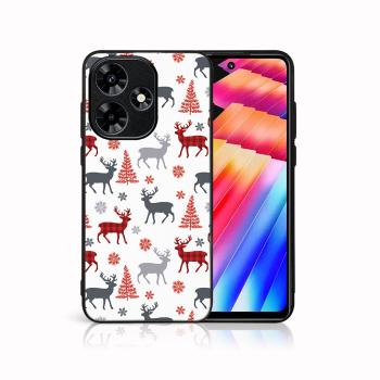 MY ART Kryt s vianočným dizajnom Infinix Hot 30 DEER (068)