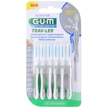 G.U.M Trav-Ler Interdental medzizubné kefky 2,0 mm 6 ks