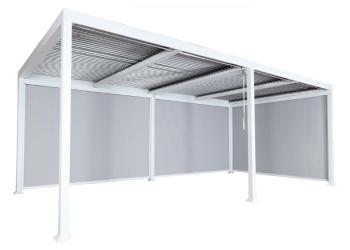 Bioklimatická pergola HWC-L46 3x6 so 3 bočnými stenami
