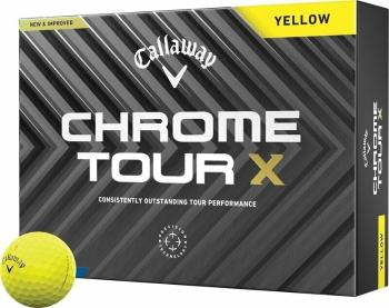 Callaway Chrome Tour X Yellow Basic Golfové lopty