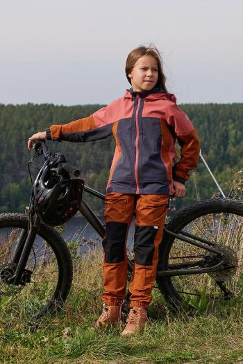 Detská bunda Reima Vaeltava ružová farba, 5100389A