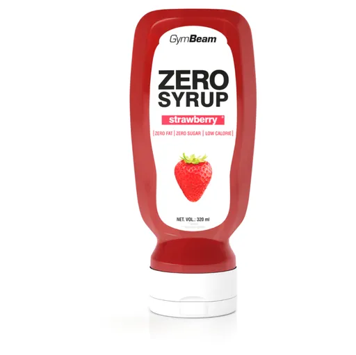 GYMBEAM Bezkalorický sirup jahoda 320 ml