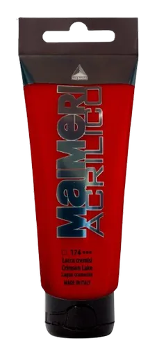 MAIMERI ACRILICO - Akrylové farby 174 - crimson lake, 0,2 L