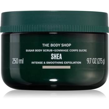 The Body Shop Shea Body Scrub cukrový telový peeling s bambuckým maslom 240 ml