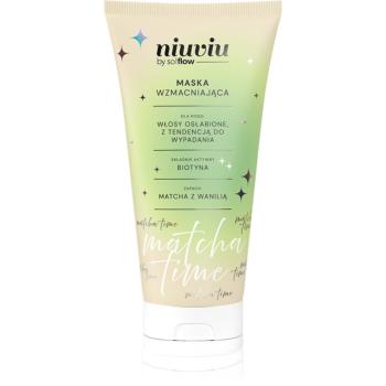 so!flow Matcha Time Strengthening Hair Mask intenzíven tápláló maszk a sérült, töredezett hajra 200 ml